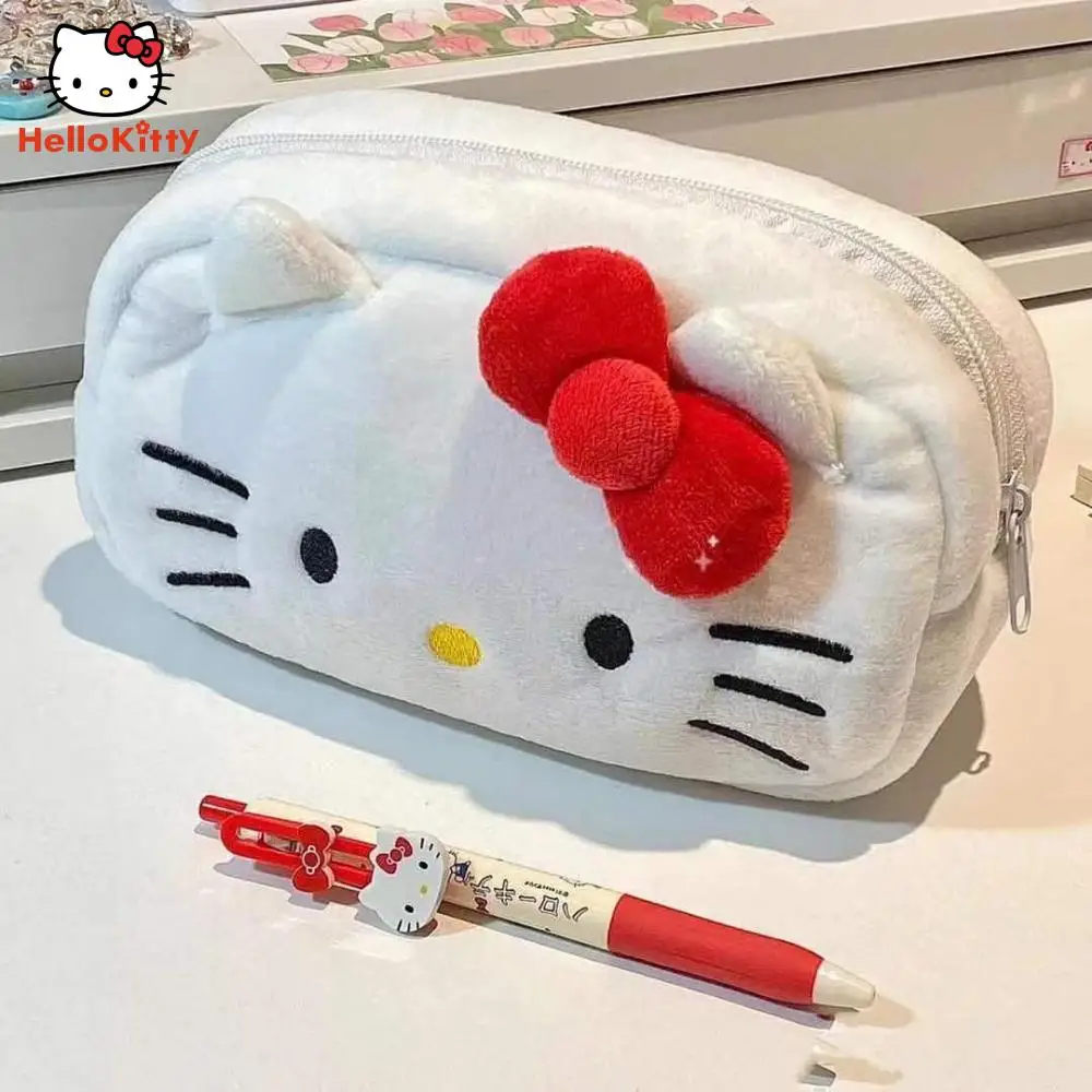 Hello Kitty Plush Pencil Case Sanrio Cinnamoroll My Melody Purin Cartoon Storage Bag Large Capacity Makeup Bag Stationery Gift
Hello Kitty Plush Pencil Case Sanrio Cinnamoroll My Melody Purin Cartoon Storage Bag Large Capacity Makeup Bag Stationery Gift