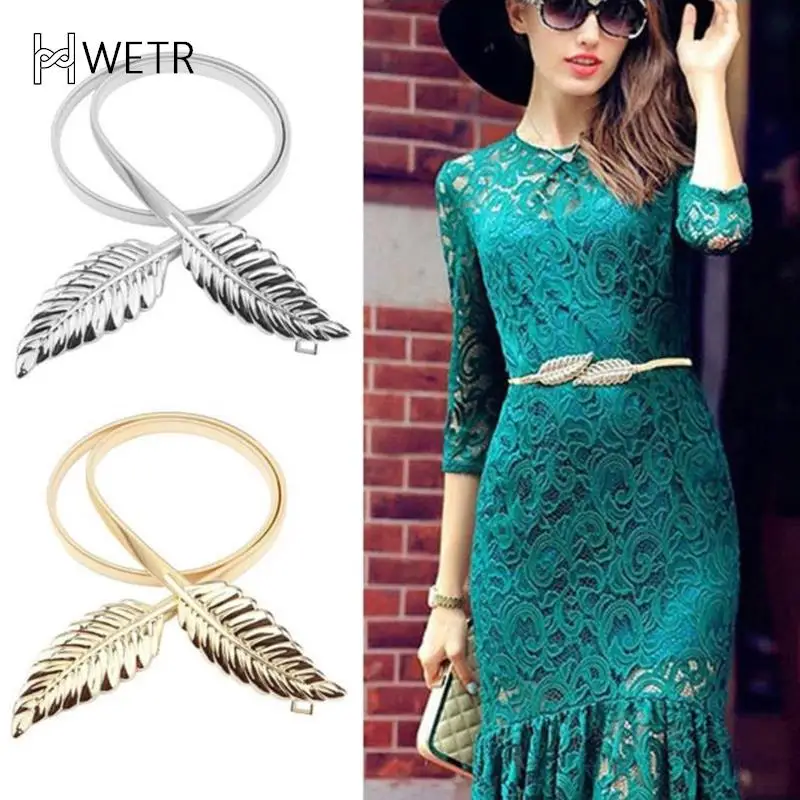 New Leaf Shape Belts For Girl Women's Belt Gold Silver Leaf Elastic Metal Stretch High Waist Band Dress Wedding
New Leaf Shape Belts For Girl Women's Belt Gold Silver Leaf Elastic Metal Stretch High Waist Band Dress Wedding
