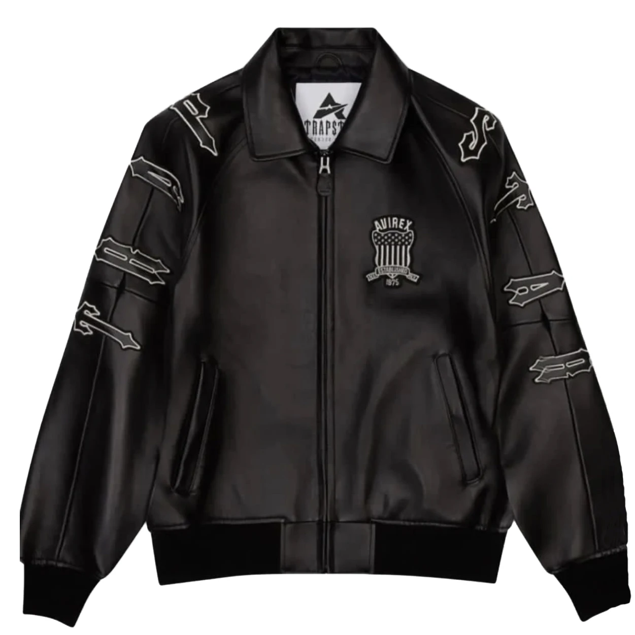 Classic brand cooperation style European sheepskin jacket men's flight suit leather leather jacket lapel US size loose coat tops
Classic brand cooperation style European sheepskin jacket men's flight suit leather leather jacket lapel US size loose coat tops