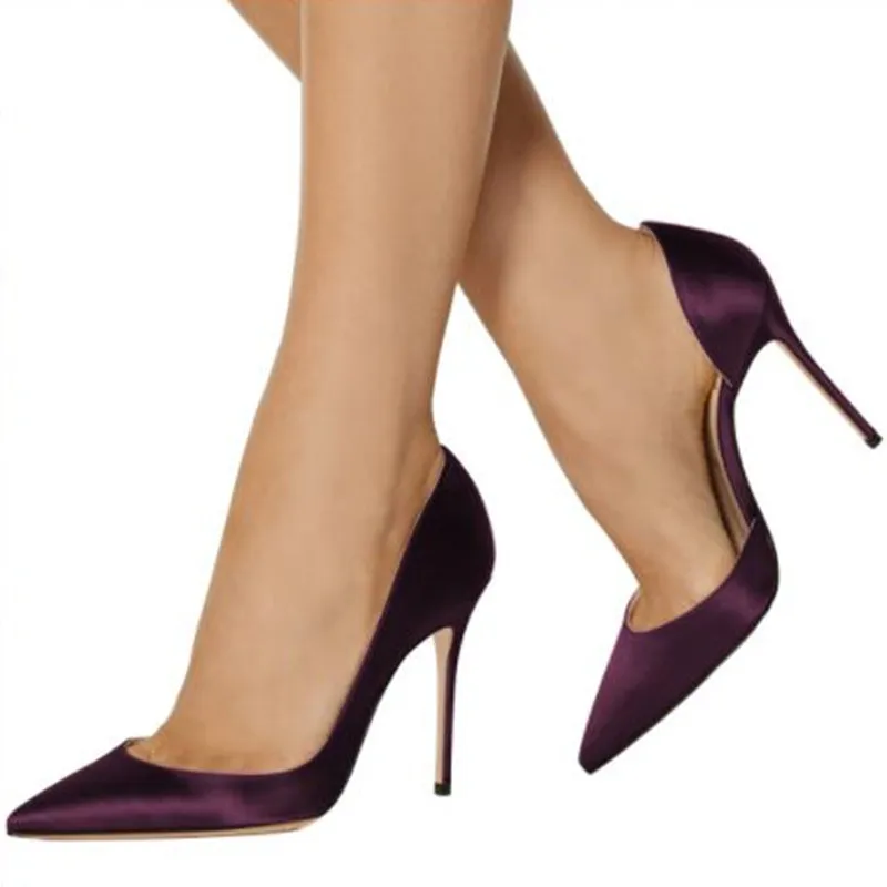 

SHOFOO shoes.Fashion shoes. Satin fabric. Heel height is about 11cm. Fashion banquet shoes. Pointed toe pumps. SIZE:34-45