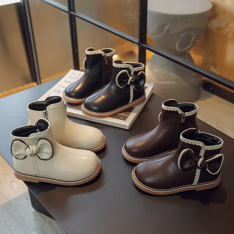 Girls Fashion Leather Boots New 2023 Autumn Winter Baby Girls Waterproof Non-slip Cute Bowknot Princess Boots Toddler Shoes
Girls Fashion Leather Boots New 2023 Autumn Winter Baby Girls Waterproof Non-slip Cute Bowknot Princess Boots Toddler Shoes