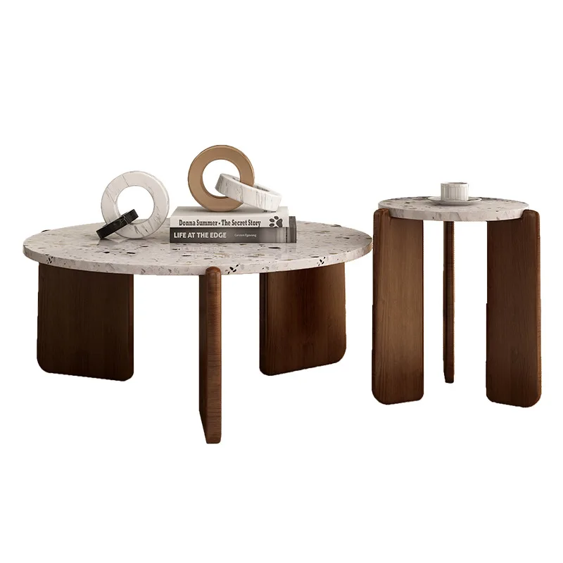 Tea table modern minimalist living room household internet famous circular Japanese style simple surprise silence rock board lig
Tea table modern minimalist living room household internet famous circular Japanese style simple surprise silence rock board lig