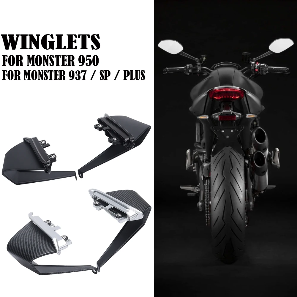 

Motorcycle Monster937 Monster950 Spoiler Wing Aerodynamic Side Winglet For DUCATI Monster 937 SP Plus MONSTER 950 2021 2022 2023