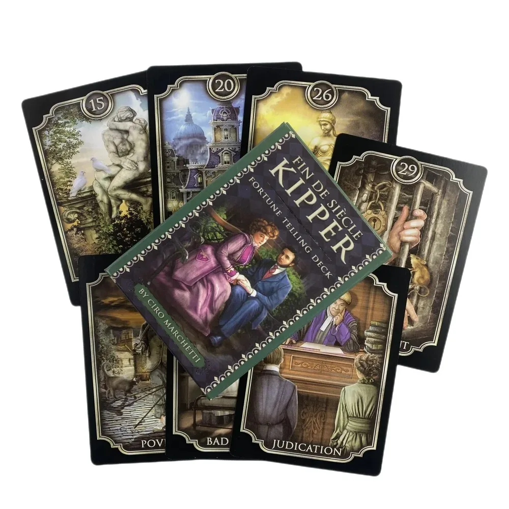Fin De Siecle Kipper Oracle Cards Fortune Telling Divination Deck English Vision Edition Tarot Board Playing Game For Party
Fin De Siecle Kipper Oracle Cards Fortune Telling Divination Deck English Vision Edition Tarot Board Playing Game For Party