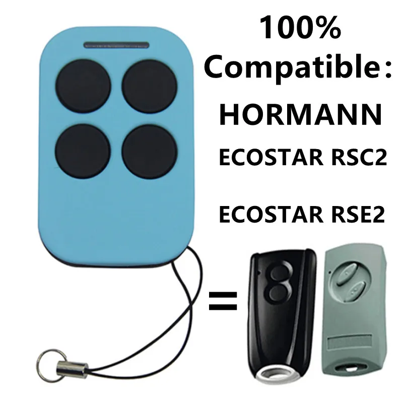 

Garage Door Remote Control HORMANN ECOSTAR RSE2 RSC2 Command Garage Rolling Code Clone ECOSTAR RSE 2 RSC 2 Opener Duplicator