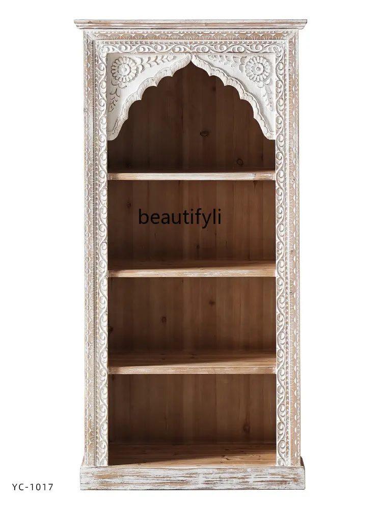 American-Style Solid Wood Display Cabinet Living Room Commercial Floor Storage Ornament Decoration Shelf
American-Style Solid Wood Display Cabinet Living Room Commercial Floor Storage Ornament Decoration Shelf