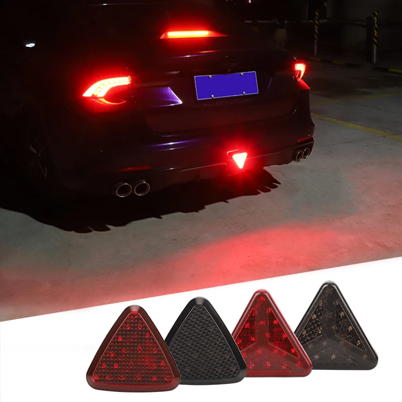 

F1 Style Led Brake Pilot Lights Rear Tail Lights Auto Flash Warning Reverse Stop Safety Signal Lamps For Car SUV Motorcycle 12V