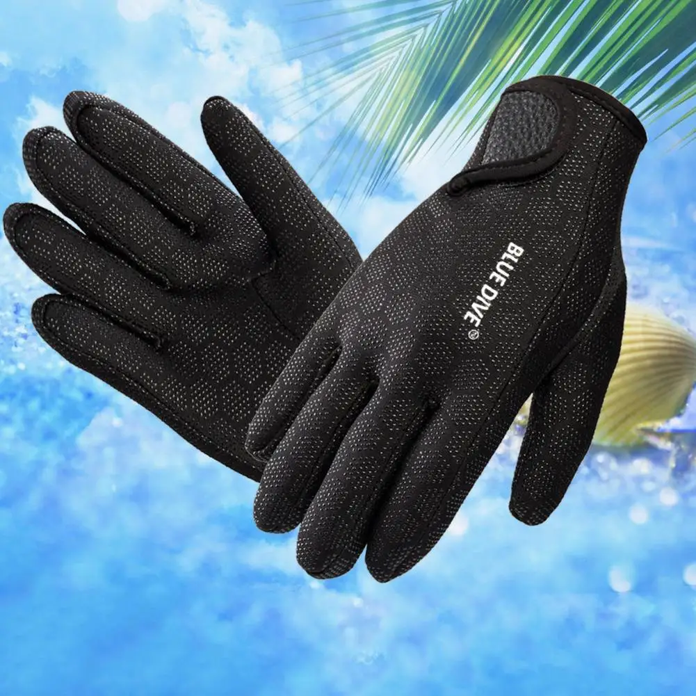 

Теплый гидрокостюм с пятью пальцами, Зимние перчатки для взрослых, женщин, мужчин, перчатки для подводной охоты, нескользящие перчатки для подводного плавания, Сноркелинга, серфинга, 1,5 мм