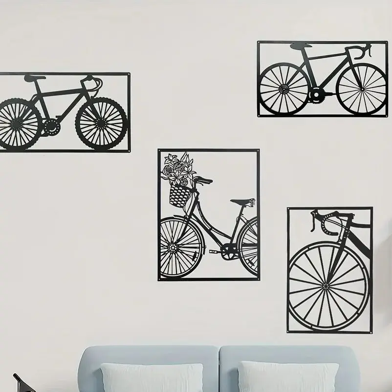 1pc, Bicycle Metal Wall Art - Wrought Iron Indoor Decoration for Living Room, Bedroom, and Dining Room - Elegant and Stylish
1pc, Bicycle Metal Wall Art - Wrought Iron Indoor Decoration for Living Room, Bedroom, and Dining Room - Elegant and Stylish