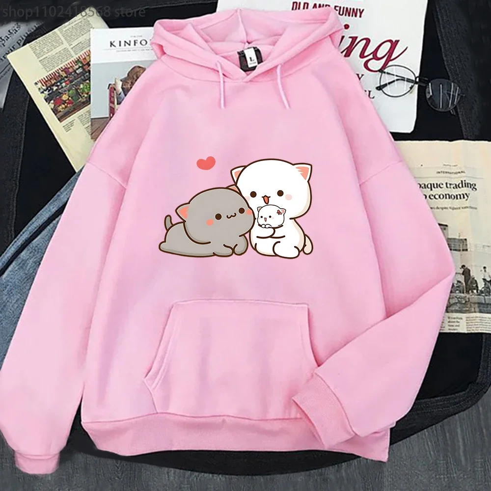 Peach Cat Hoodies Women Funny Mochi Fashion Sweatshirts Peachcat Female Harajuku Tops Round Neck Oversized Kawaii Pullover Y2k
Peach Cat Hoodies Women Funny Mochi Fashion Sweatshirts Peachcat Female Harajuku Tops Round Neck Oversized Kawaii Pullover Y2k