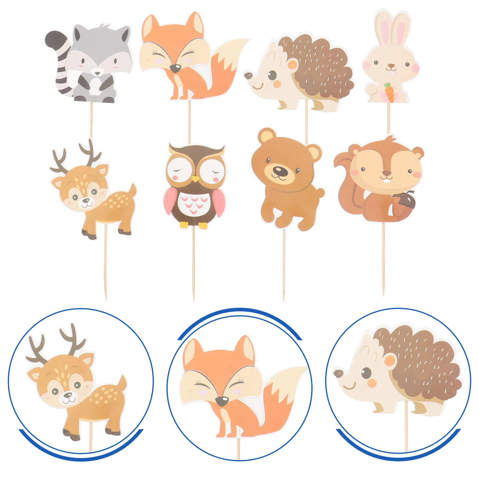 24pcs Jungle Cupcake TopperJungle Animals Cake Forest Cake Picks Birthday Cake Topper for Jungle Animals Party Birthday Party
24pcs Jungle Cupcake TopperJungle Animals Cake Forest Cake Picks Birthday Cake Topper for Jungle Animals Party Birthday Party