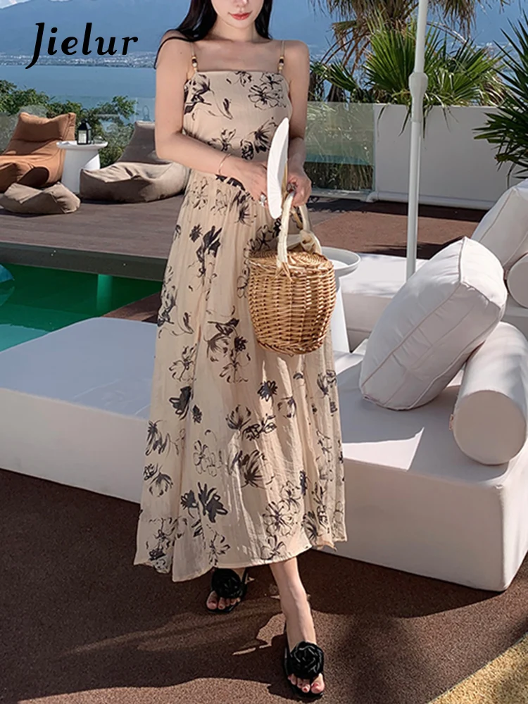 Jielur Vintage Ink Print Hollow Out Waist Strapless Female Dresses Summer Long Split Floral Women Dress Fashion Elegant Dress
Jielur Vintage Ink Print Hollow Out Waist Strapless Female Dresses Summer Long Split Floral Women Dress Fashion Elegant Dress