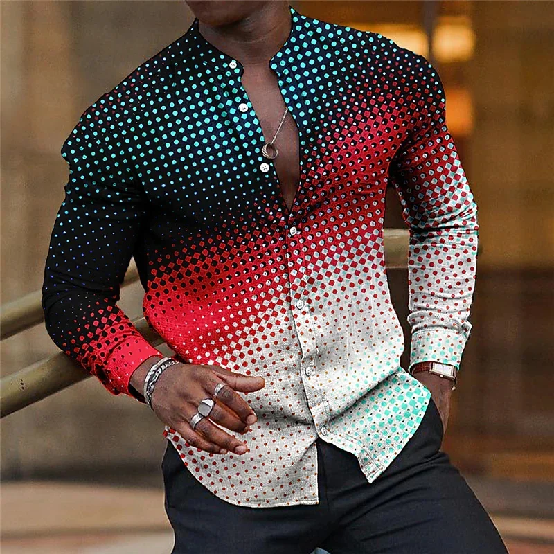 Men's Creative Fashion Luxury HD Suit Lapel Long Sleeve Shirt 2023 New Designer Design Polka Dot Color Line Shirt Top Decoration
Men's Creative Fashion Luxury HD Suit Lapel Long Sleeve Shirt 2023 New Designer Design Polka Dot Color Line Shirt Top Decoration