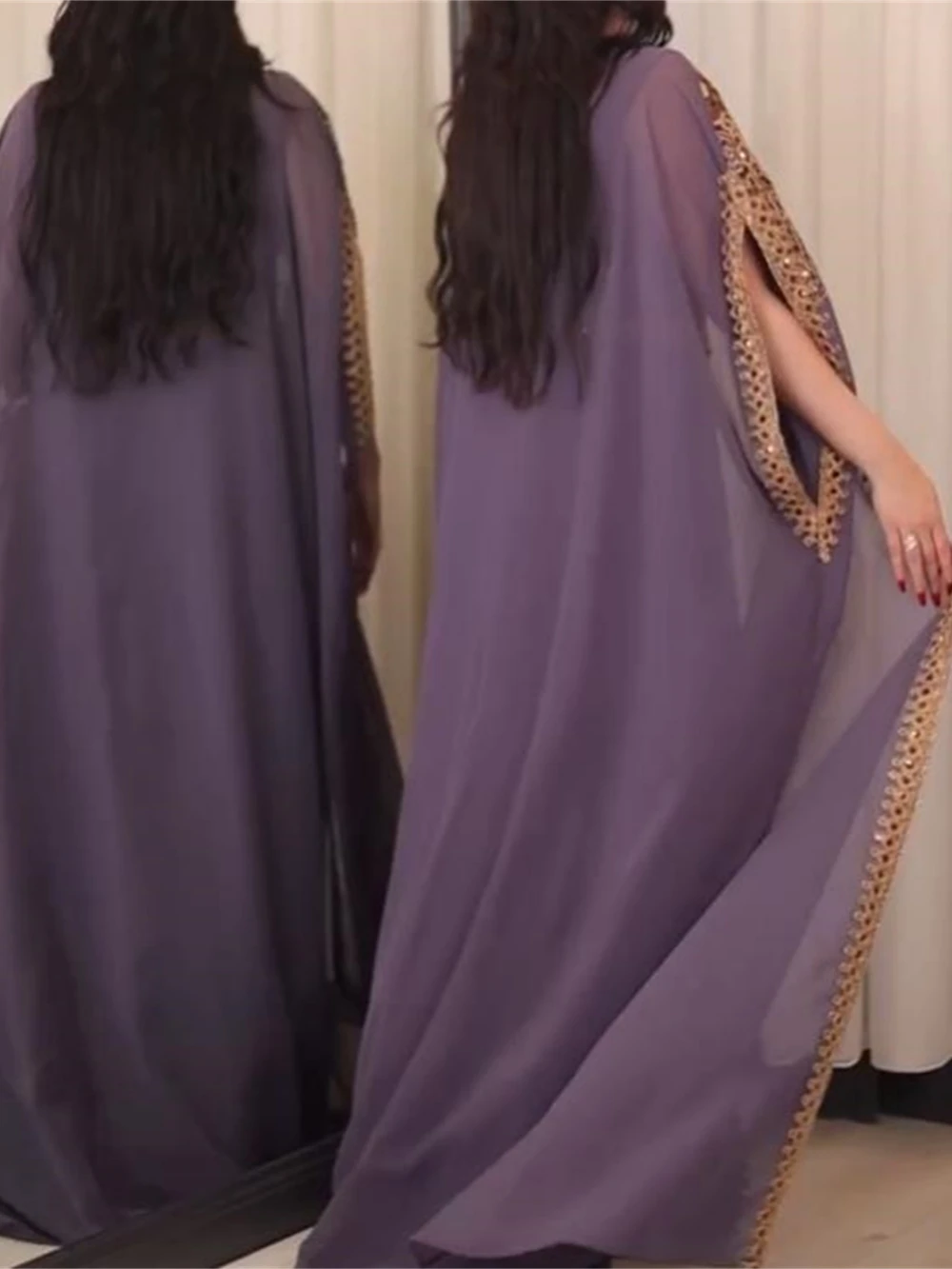 Simple V-neck Long Sleeve Wedding Dress Classic Lace Appliques Bride Robe Muslim Chiffon Long Bridal Gown Robe De Mariée 2 Mallzona S286a926576a04af9a6a617efacc93da6k Simple V-neck Long Sleeve Wedding Dress Classic Lace Appliques Bride Robe Muslim Chiffon Long Bridal Gown Robe De Mariée Mallzona