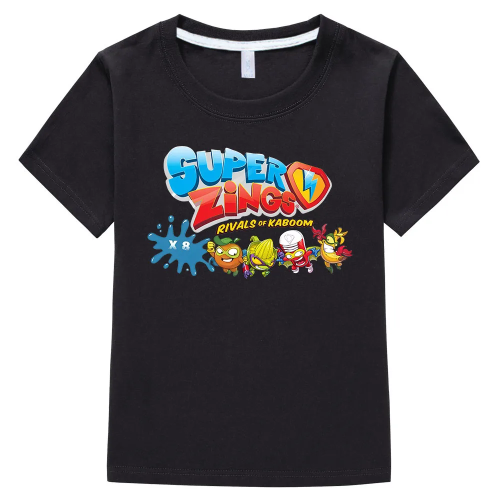 Boys Girls Shirt Cartoon Super Zings T-shirt Costume Kids Toddler Clothing Boy Tees Superzings 100% Cotton Comfortable Clothes
Boys Girls Shirt Cartoon Super Zings T-shirt Costume Kids Toddler Clothing Boy Tees Superzings 100% Cotton Comfortable Clothes
