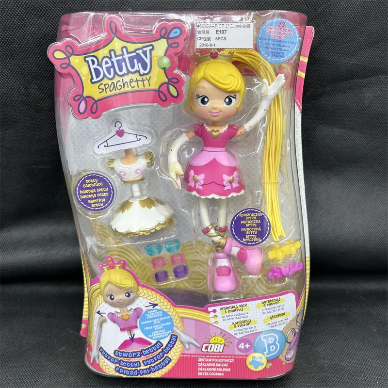 

Фигурка героя мультфильма принцессы Kuromi, 16 см, Бетти-спагетти, меняющая модель куклы, игрушки для девочек, настольные украшения, подарок на день рождения