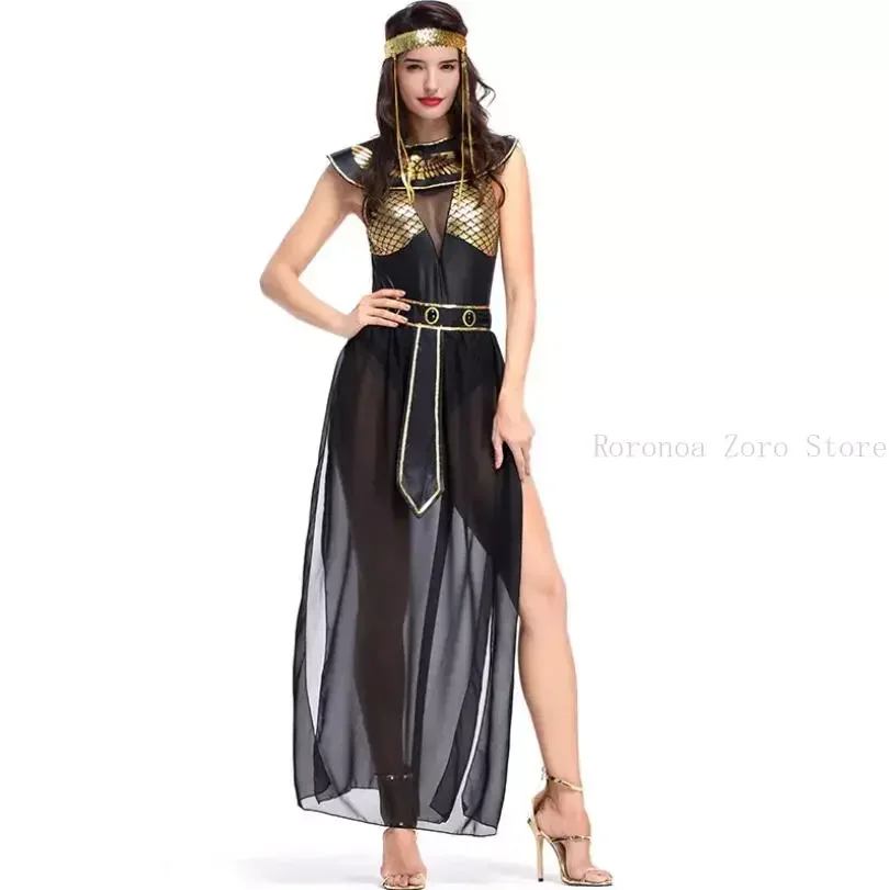 Medieval Queen Cleopatra Costumes for Adult Women Ancient Egyptian Pharaoh Cosplay Clothing Halloween Egypt Princess Fancy Dress
Medieval Queen Cleopatra Costumes for Adult Women Ancient Egyptian Pharaoh Cosplay Clothing Halloween Egypt Princess Fancy Dress