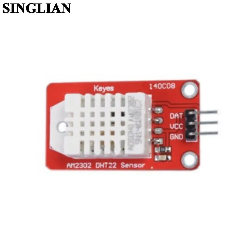 AM2302 DHT22 Temperature And Humidity Sensor Module Single Chip Microcomputer Red Board
AM2302 DHT22 Temperature And Humidity Sensor Module Single Chip Microcomputer Red Board