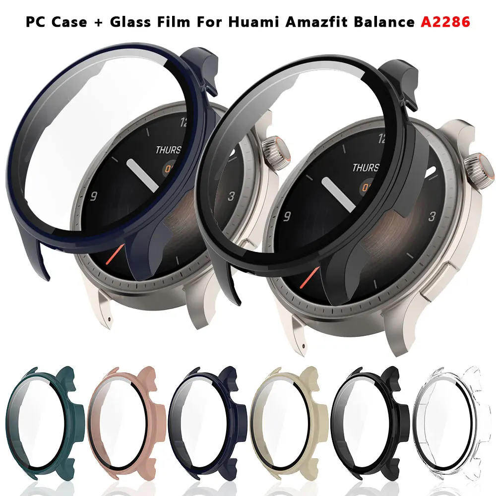 Защитный чехол для Huami Amazfit Balance A2286, закаленная защитная пленка из поликарбоната для экрана умных часов, полная защита корпуса часов
Защитный чехол для Huami Amazfit Balance A2286, закаленная защитная пленка из поликарбоната для экрана умных часов, полная защита корпуса часов