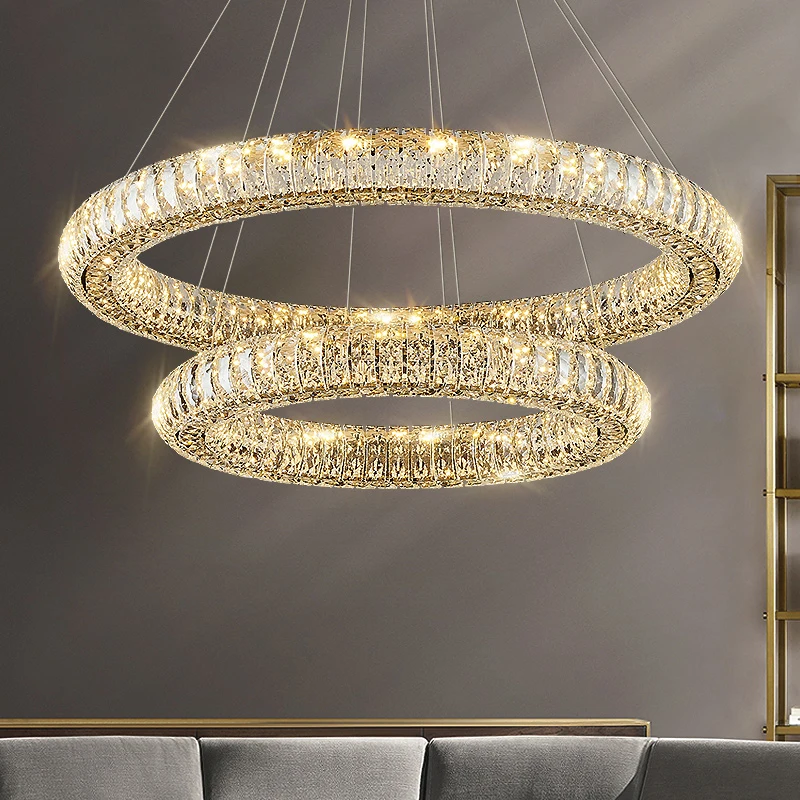Modern LED Large Luxury Chandeliers K9 Crystal Hanging Pendant Light Living Room Restaurant Hotel Decor Lustre Suspension Lamp
Modern LED Large Luxury Chandeliers K9 Crystal Hanging Pendant Light Living Room Restaurant Hotel Decor Lustre Suspension Lamp