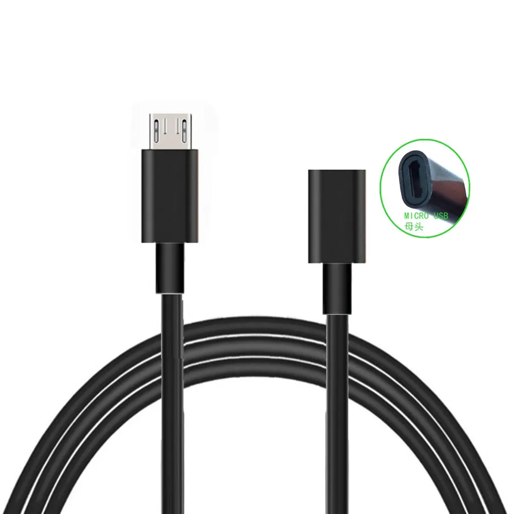 

Full Connection 5Pin Micro USB Male To Female USB 2.0 Short Data Charging OTG Cable Converter Extension Adapter 10cm 25cm