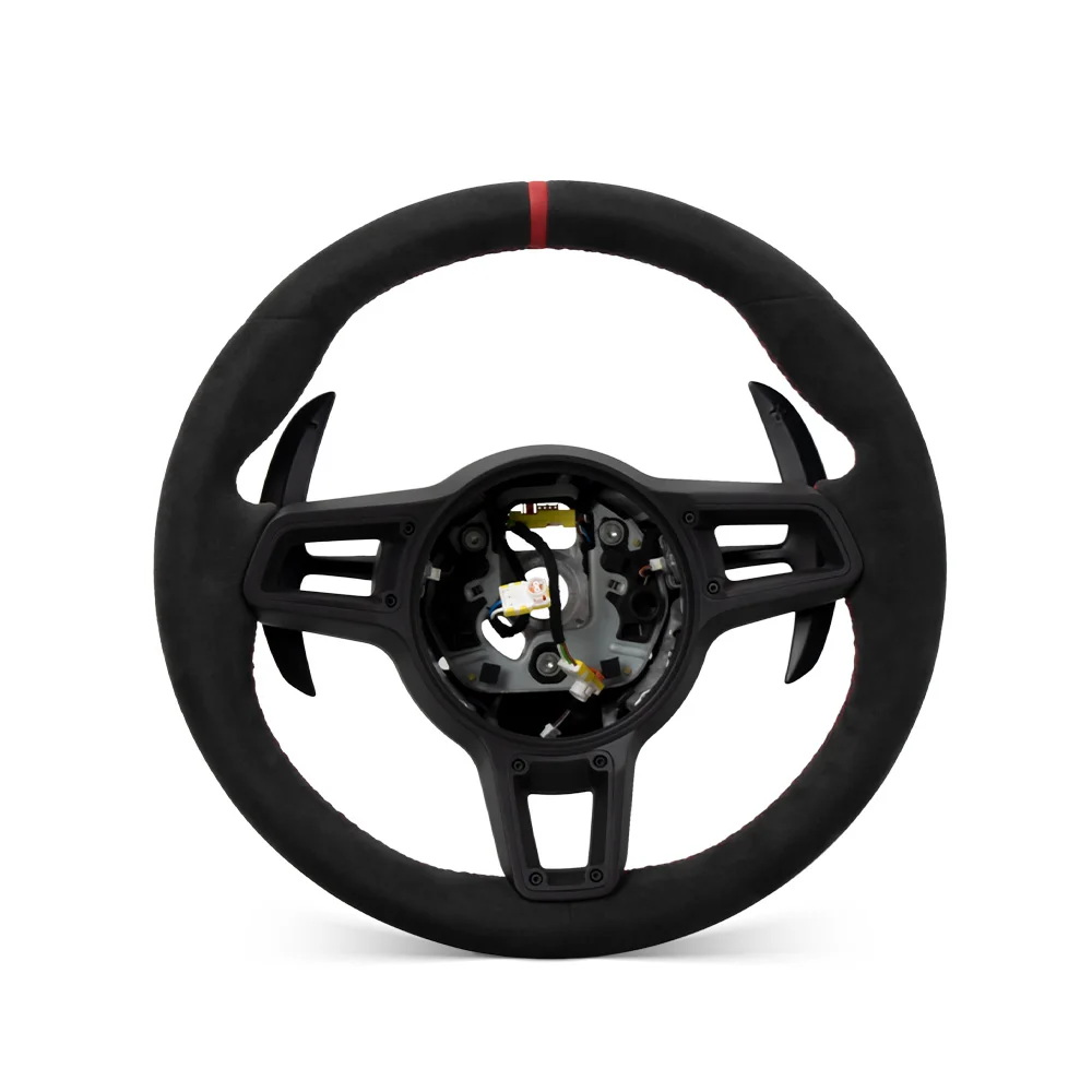 

Alcantara Leather Steering Wheel for Porsche Macan Panamera Cayenne 991 918 997 718 Car Steering Wheel