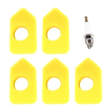 5pc New Air Filter With Spark Plug For Briggs-Stratton Series Lawnmover Motor 698369 Trimmer Chainsaw Parkside Garden Power Tool
5pc New Air Filter With Spark Plug For Briggs-Stratton Series Lawnmover Motor 698369 Trimmer Chainsaw Parkside Garden Power Tool