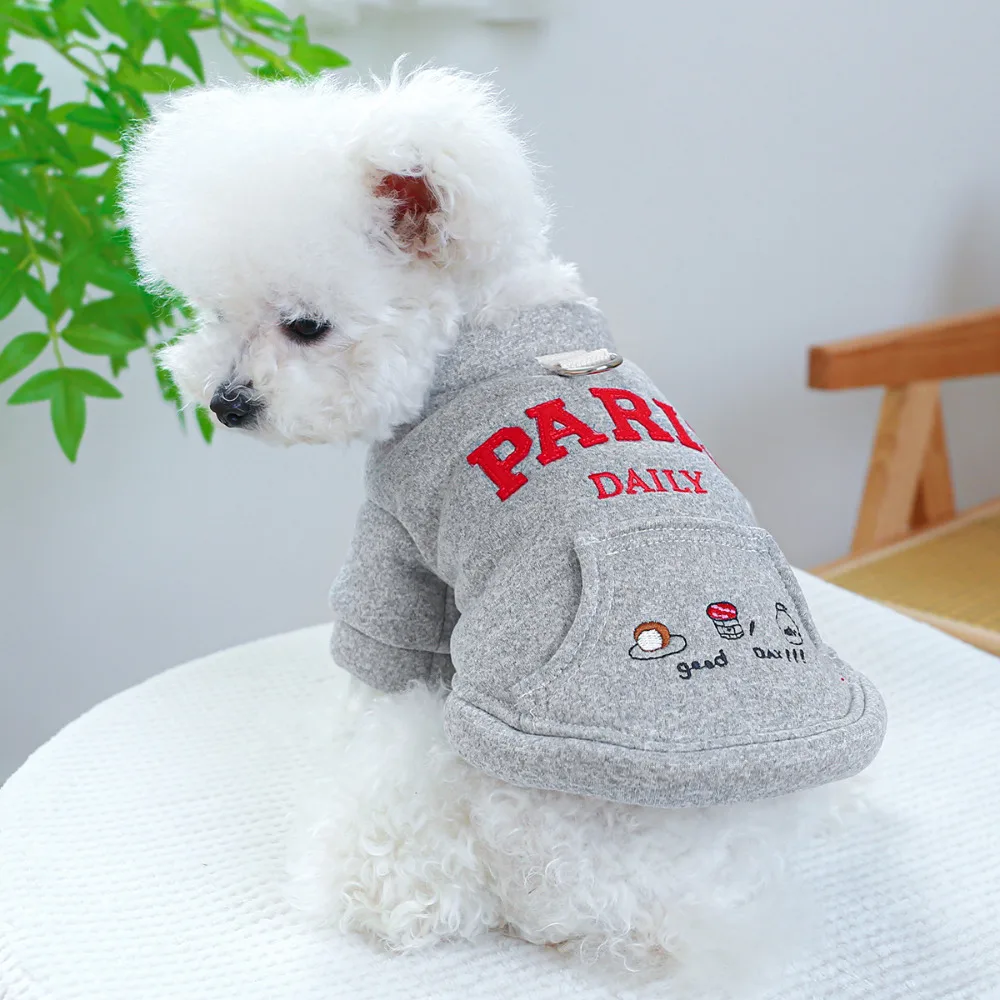 Small Dog Hoodie Autumn Winter Cartoon Sweater Pet Desinger Clothes Puppy Harness Cat Warm Jacket Pomeranian Schnauzer Pug
Small Dog Hoodie Autumn Winter Cartoon Sweater Pet Desinger Clothes Puppy Harness Cat Warm Jacket Pomeranian Schnauzer Pug