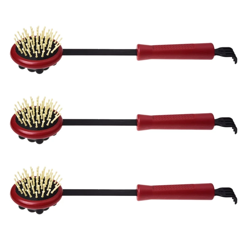 3Pcs 17.5 Inch Long Black Red Plastic Back Knock Scratcher Relaxing Massage Hammer
3Pcs 17.5 Inch Long Black Red Plastic Back Knock Scratcher Relaxing Massage Hammer
