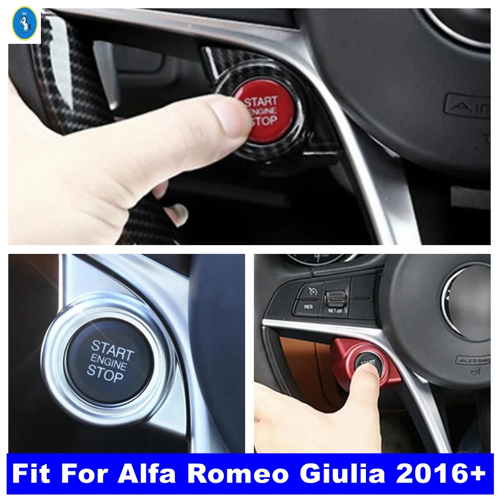 For Alfa Romeo Giulia 2016 - 2022 Auto Accessories Engine Start Stop Push Button Switch One-click Keyless Decoration Cover Trim
For Alfa Romeo Giulia 2016 - 2022 Auto Accessories Engine Start Stop Push Button Switch One-click Keyless Decoration Cover Trim