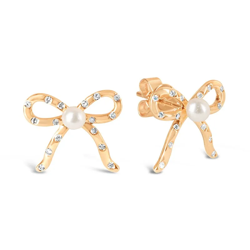 New Trendy Bow Knot Shape Fashion Cute Charm Stud Earrings For Women Shiny CZ Zircon Earring Luxury Jewelry Daily Party Gifts 21 S287eb42e59a74c4d83b8746c93ff0e522