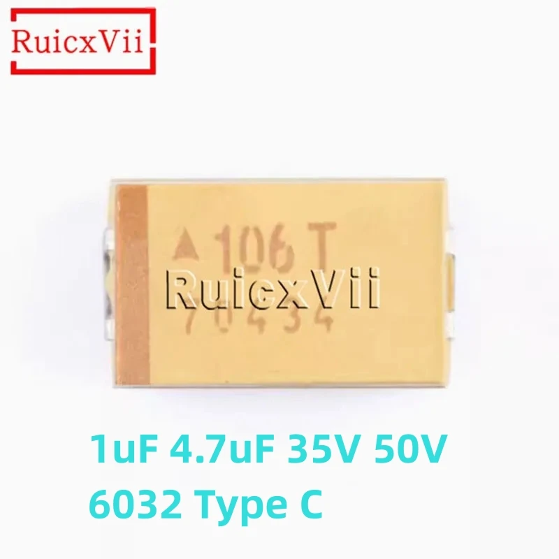 Конденсатор Танталовый T491C105K050AS T491C475K035AT, 25 шт., 1 мкФ, 4,7 мкФ, 35 В, 50 в, 6032 Тип C SMD, подлинный
Конденсатор Танталовый T491C105K050AS T491C475K035AT, 25 шт., 1 мкФ, 4,7 мкФ, 35 В, 50 в, 6032 Тип C SMD, подлинный