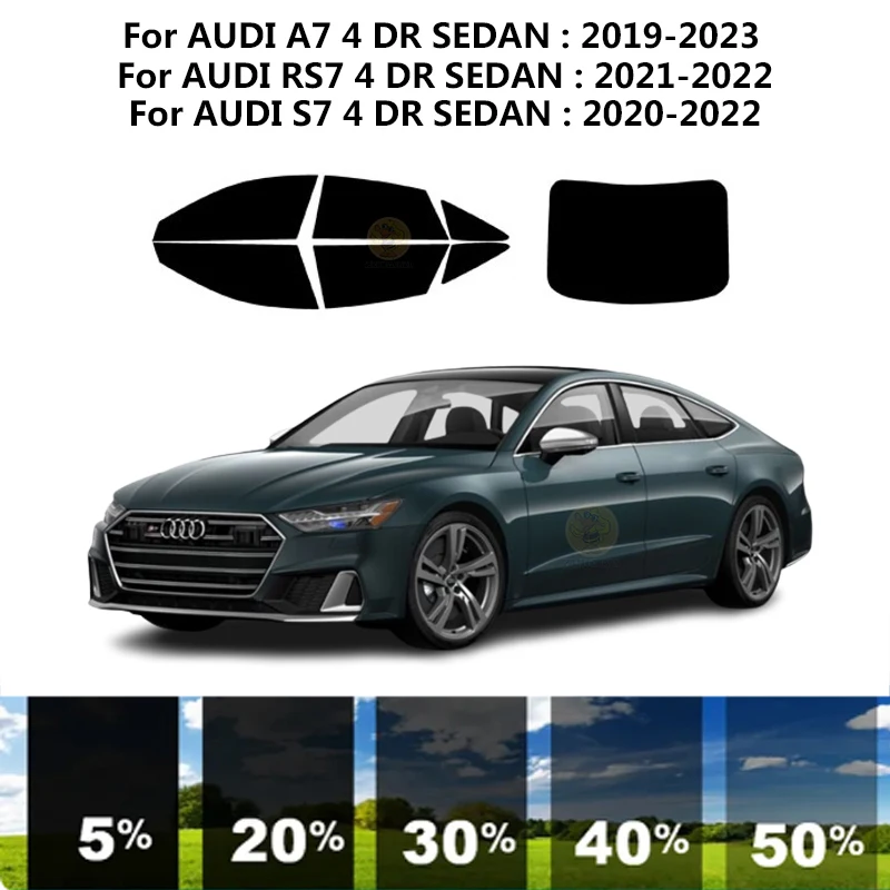 Precut nanoceramics car UV Window Tint Kit Automotive Window Film For AUDI S7 4 DR SEDAN 2020-2022
Precut nanoceramics car UV Window Tint Kit Automotive Window Film For AUDI S7 4 DR SEDAN 2020-2022