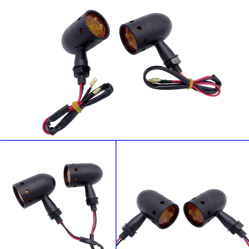 2pcs Motorcycle Universal Retro Bullet LED Turn Signal Amber Brake Indicator Running Lamp Tail Light for Harley Honda Yamaha BMW
2pcs Motorcycle Universal Retro Bullet LED Turn Signal Amber Brake Indicator Running Lamp Tail Light for Harley Honda Yamaha BMW