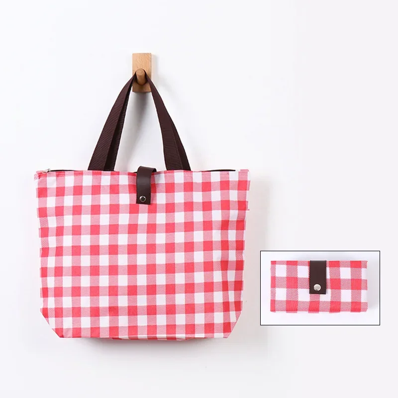 Portable Waterproof Oxford Foldable Shopping Bag - Multi-Purpose Travel & Beach Bag 17 S2884ece5bc8e4d14a3fa00d709b80af0K