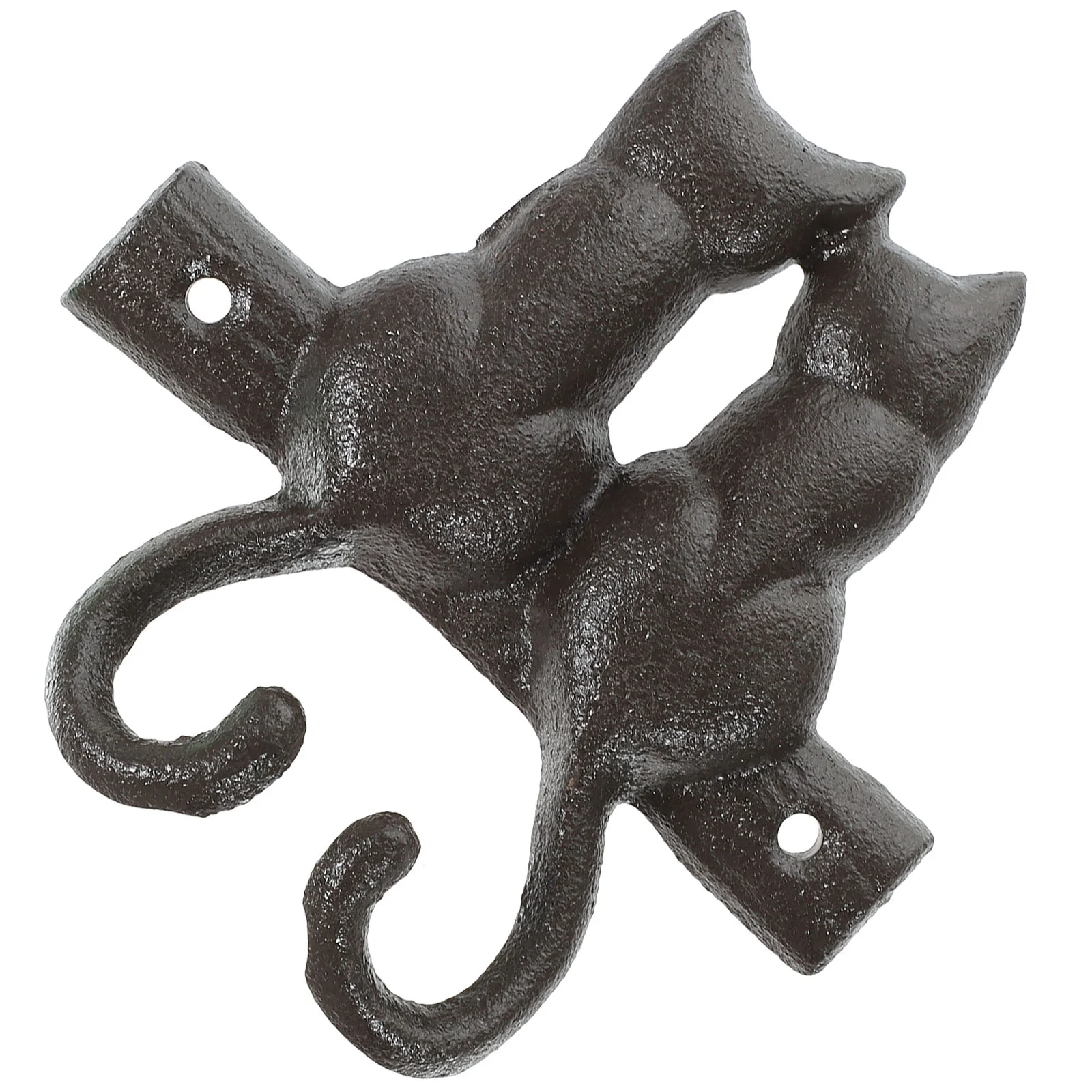 

1 шт. винтажный декоративный крючок, крючок в форме кошки, стильный настенный крючок (черный)