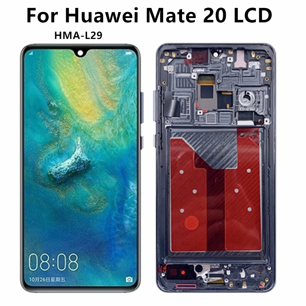 6.53 Inch Mate 20 Display For Huawei Mate 20 Display Touch Panel Screen Digitizer HMA-L29 Assembly Replacement With Frame
6.53 Inch Mate 20 Display For Huawei Mate 20 Display Touch Panel Screen Digitizer HMA-L29 Assembly Replacement With Frame