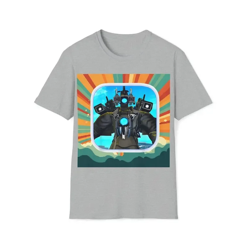 Skibidi Toilet Print T-Shirts For Boys - Cool, Sunshine of Titan Cameraman Lightweight And Comfy Summer Clothes
Skibidi Toilet Print T-Shirts For Boys - Cool, Sunshine of Titan Cameraman Lightweight And Comfy Summer Clothes