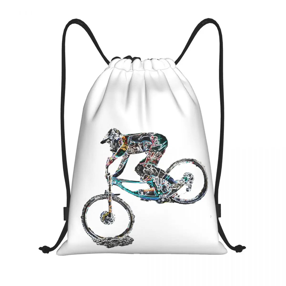 

Drawstring Bags Gym Bag Mtb Mountain Bike Cycling Classic 13 Snug Cute Backpack Infantry pack size optional Funny Novelty