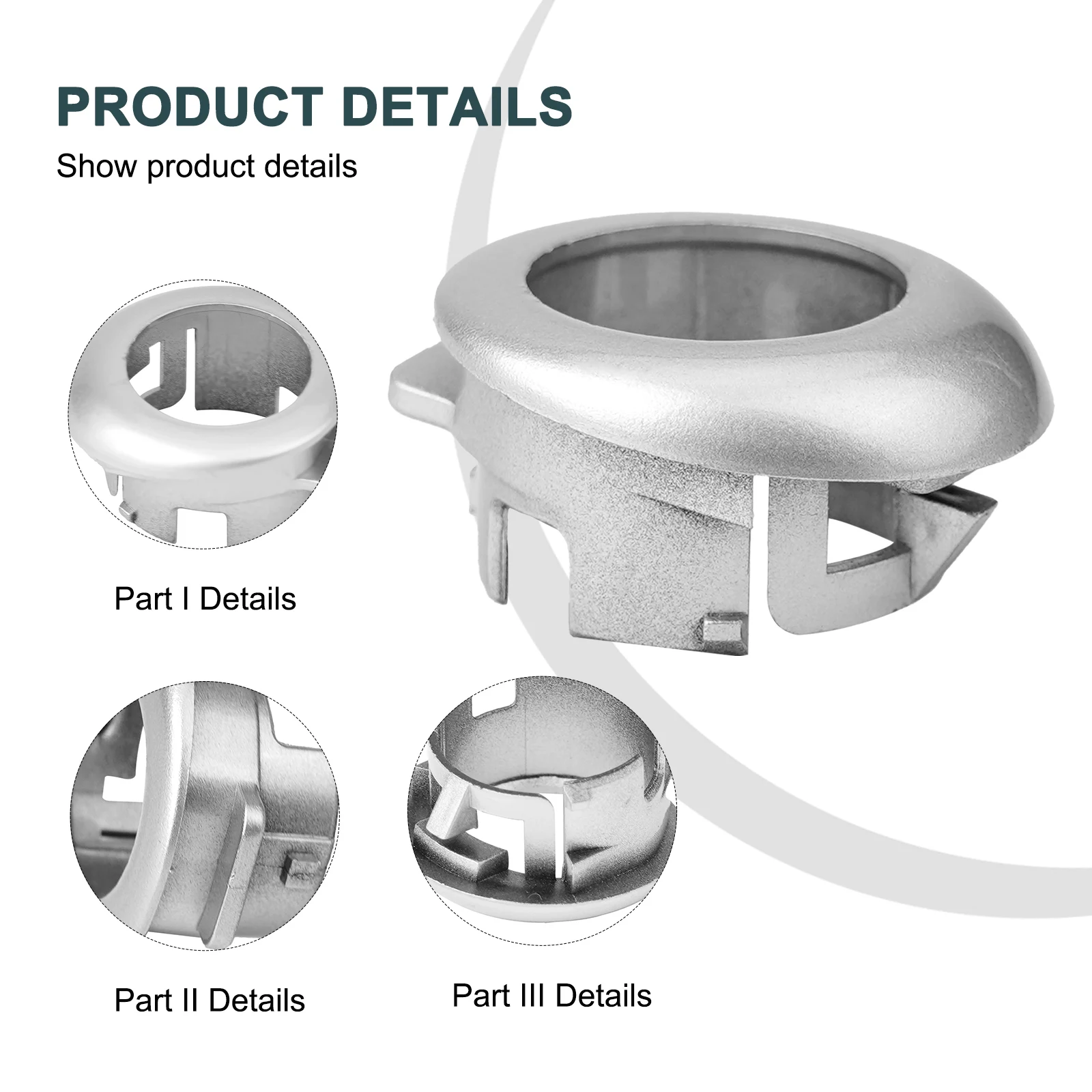 Sensor Retainer ParkingSensor Holder Bracket Plastic Plug-and-play Silver 89348-28090 Car Electronics High Quality
Sensor Retainer ParkingSensor Holder Bracket Plastic Plug-and-play Silver 89348-28090 Car Electronics High Quality