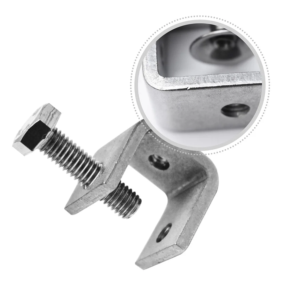 High Quality C-clamp Jaw U-shaped Clip Silver Stainless Steel Table Bracket Tiger Clamp With Screw 0-20mm 1/2/4pcs
High Quality C-clamp Jaw U-shaped Clip Silver Stainless Steel Table Bracket Tiger Clamp With Screw 0-20mm 1/2/4pcs