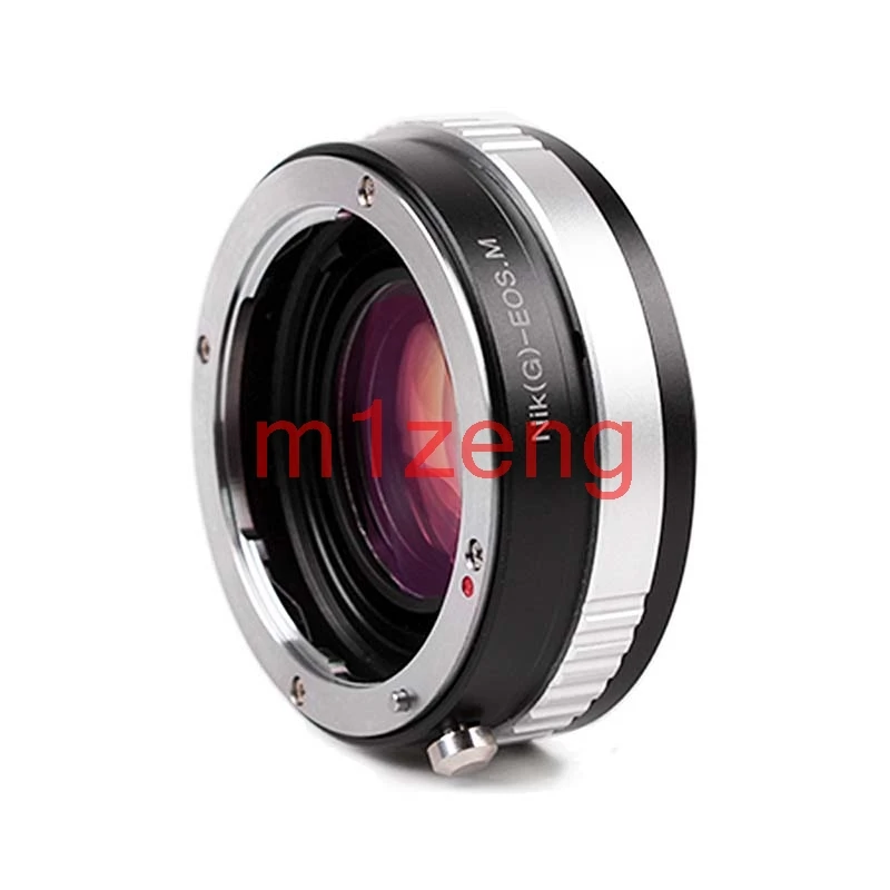 N/G-EOSM Focal Reducer Speed Booster adapter ring for nikon g AI F lens to canon EF-M EOSM/M2/M3/m5/M6/M10/m50/m100 camera
N/G-EOSM Focal Reducer Speed Booster adapter ring for nikon g AI F lens to canon EF-M EOSM/M2/M3/m5/M6/M10/m50/m100 camera
