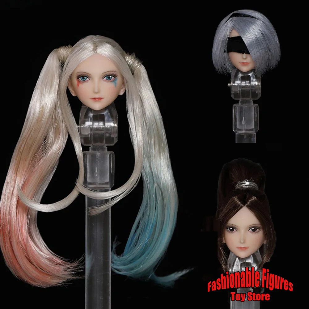 Iminitoys M001 1/12 Female Soldier Head Sculpt Cute Anime Beauty Girl Head Carved For 6Inch PH Pale Skin Action Figure Body
Iminitoys M001 1/12 Female Soldier Head Sculpt Cute Anime Beauty Girl Head Carved For 6Inch PH Pale Skin Action Figure Body