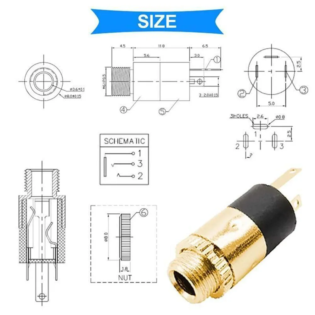 Sockect Stereo 3.5mm 3-conductor Stereo 3.5MM Alloy PJ-392 Socket PJ-392 Socket Connector Stereo Female Sockect
Sockect Stereo 3.5mm 3-conductor Stereo 3.5MM Alloy PJ-392 Socket PJ-392 Socket Connector Stereo Female Sockect