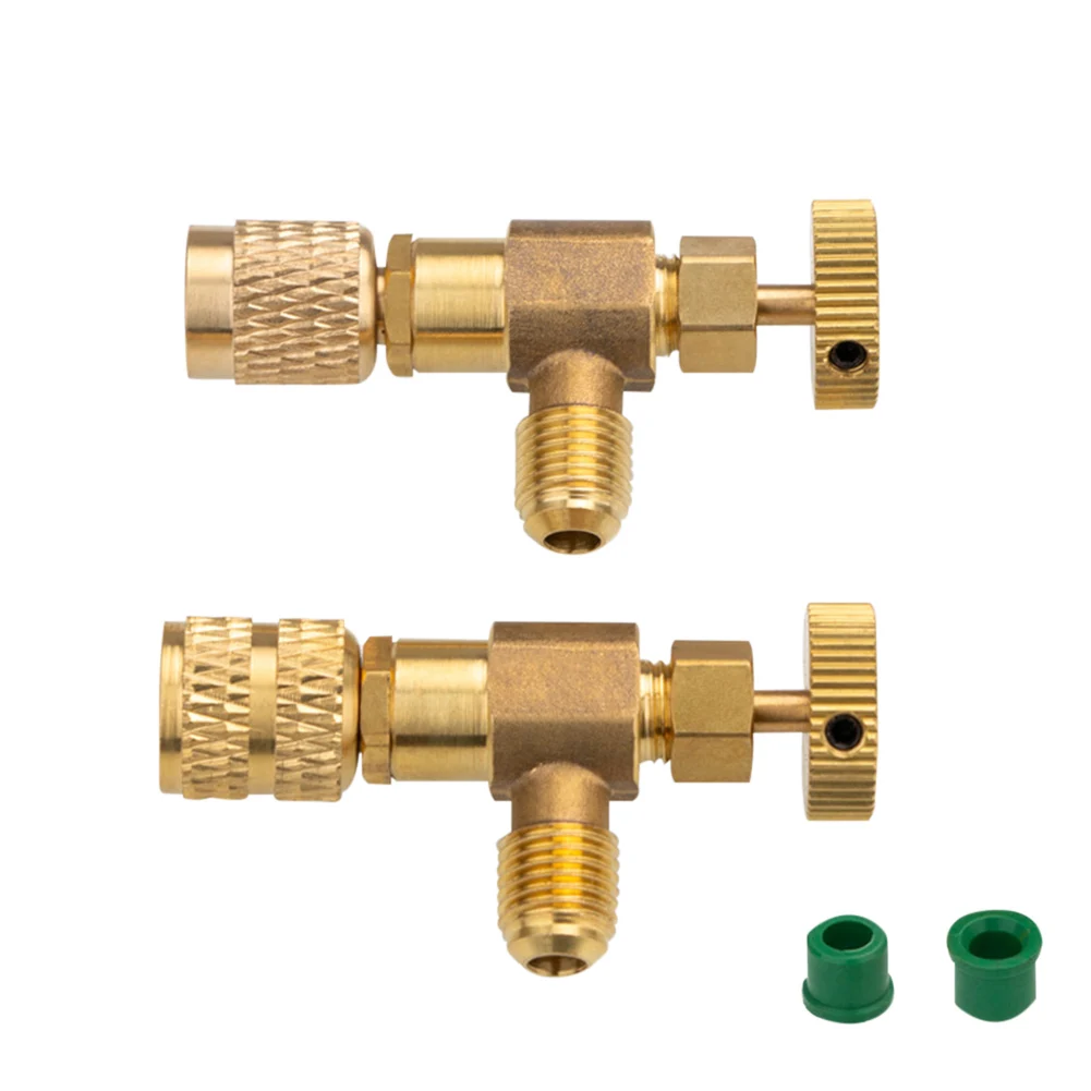 Air Conditioner Manifold R22 R410A Refrigerant Charging Valve 1/4“ Air Conditioning Refrigerant Safety Adapter for R22 R410A
Air Conditioner Manifold R22 R410A Refrigerant Charging Valve 1/4“ Air Conditioning Refrigerant Safety Adapter for R22 R410A