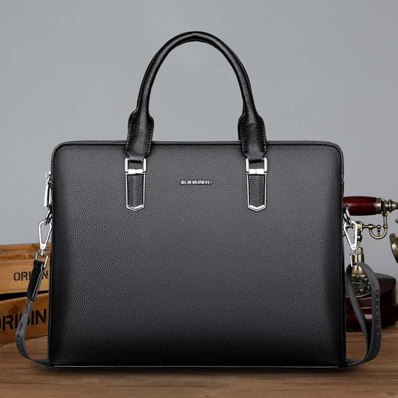 Luxury Genuine Leather Business Men's Briefcase High Capacity Male Shoulder Bag Cow Leather Tote HandBag Laptop Bag
Luxury Genuine Leather Business Men's Briefcase High Capacity Male Shoulder Bag Cow Leather Tote HandBag Laptop Bag