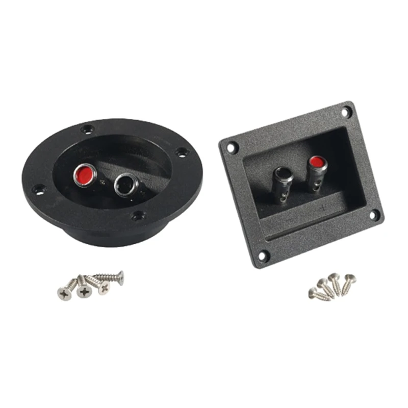 

M2EC DIY Home Car Stereo Screw Cup Connectors Subwoofer Plugs 2-Way Speaker Box Terminal Binding Post for Car Speaker