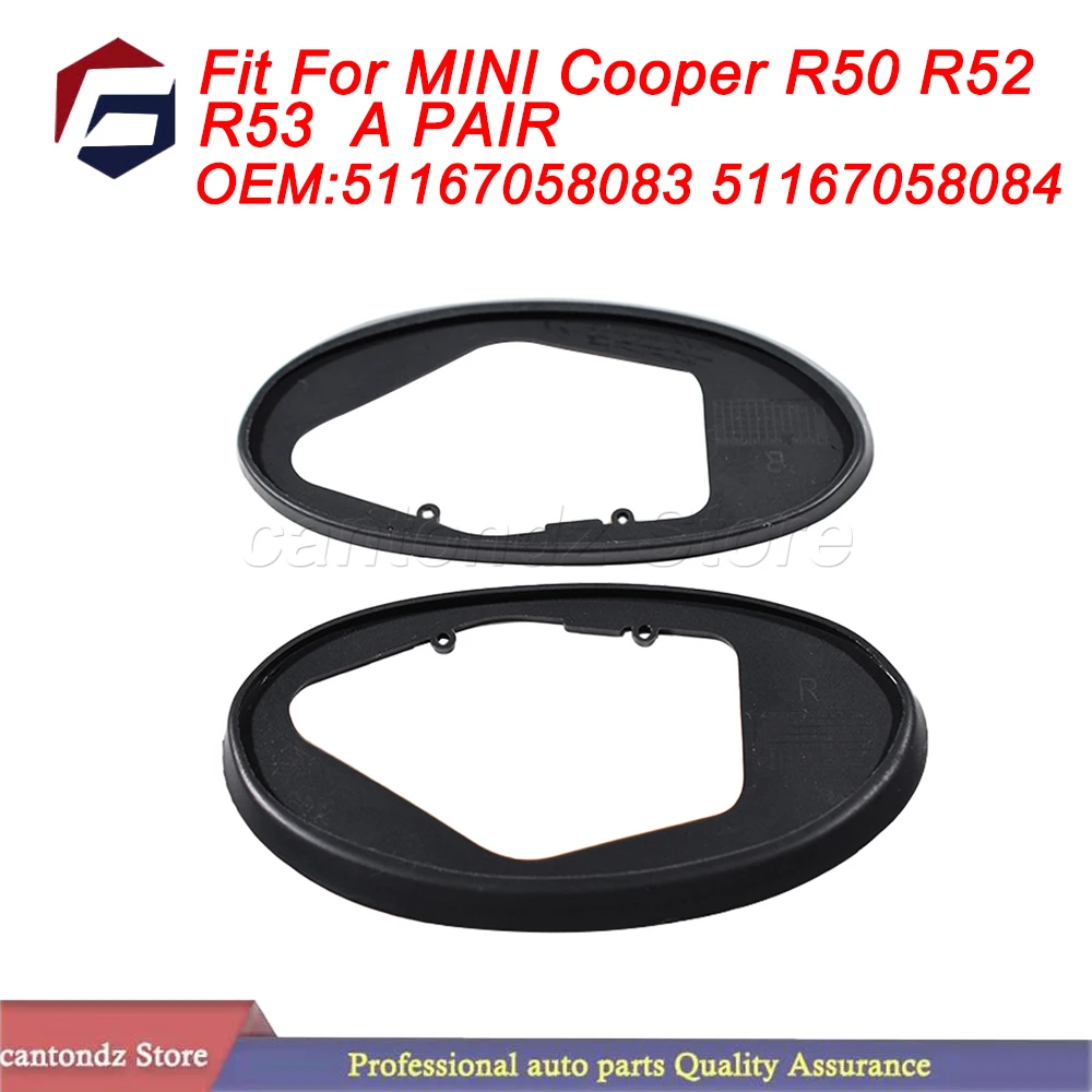 

A PAIR Door Side Mirror Gasket Rubber Pad Sealing Ring Fit For MINI Cooper R50 R52 R53 51167058083 51167058084