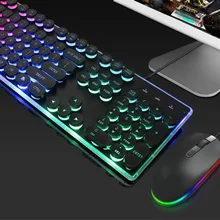 New manipulator rainbow crystal cap backlit laptop computer keyboard mouse professional wired gaming keyboard mouse set
New manipulator rainbow crystal cap backlit laptop computer keyboard mouse professional wired gaming keyboard mouse set