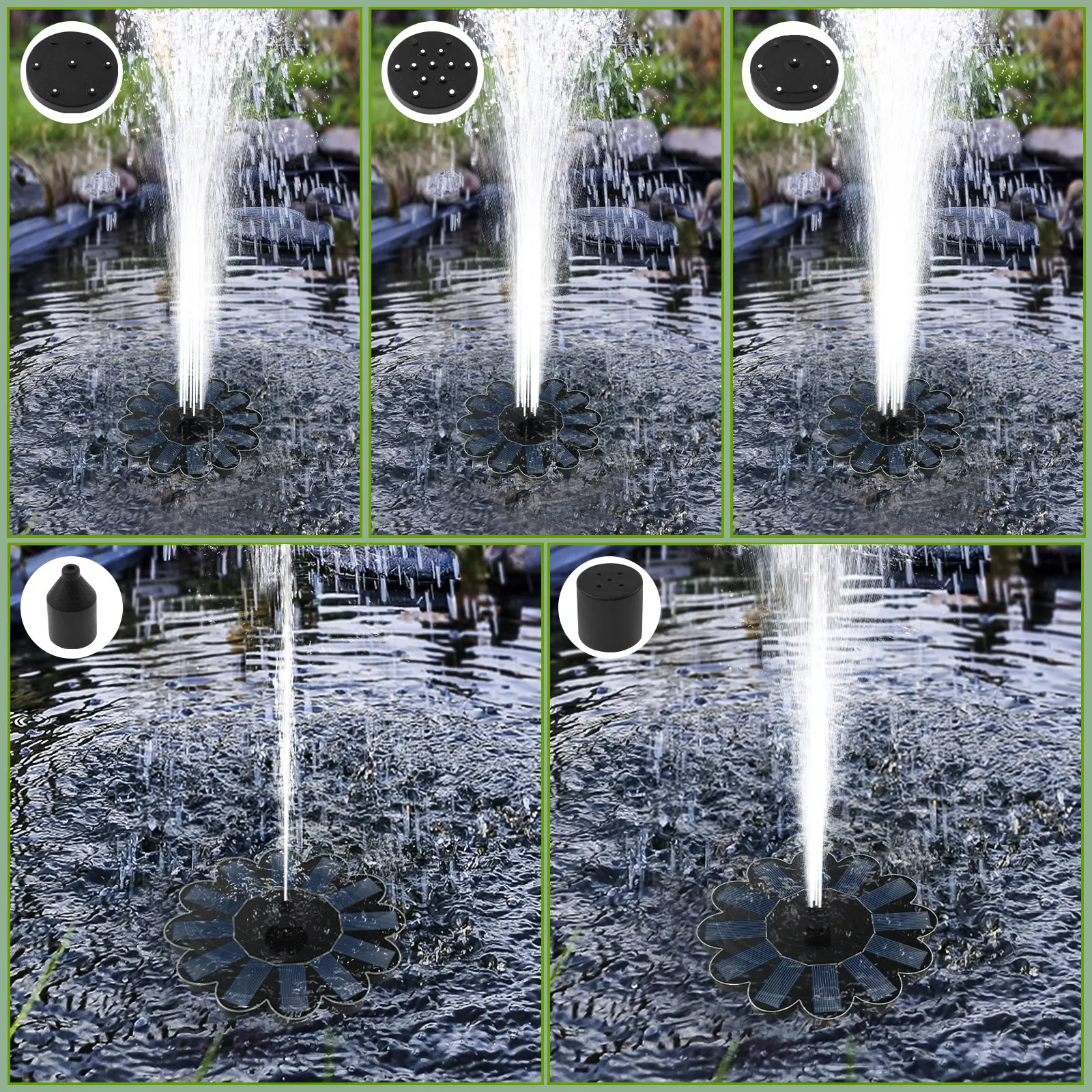 Solar Bird Bath Fountain with Iron Design 17 S28967477996844a683cb91c9201fa14bZ
